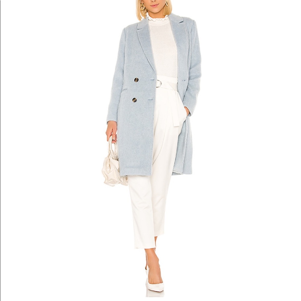 Cupcakes & cashmere Effie coat blue